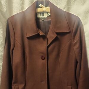 Kristen Blake Women's Dark Brown Trench Coat